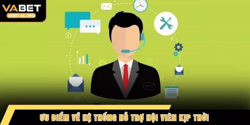 Ưu điểm về hệ thống hỗ trợ hội viên kịp thời